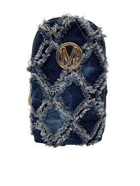 Marco Blue Denim Crossbody Bag